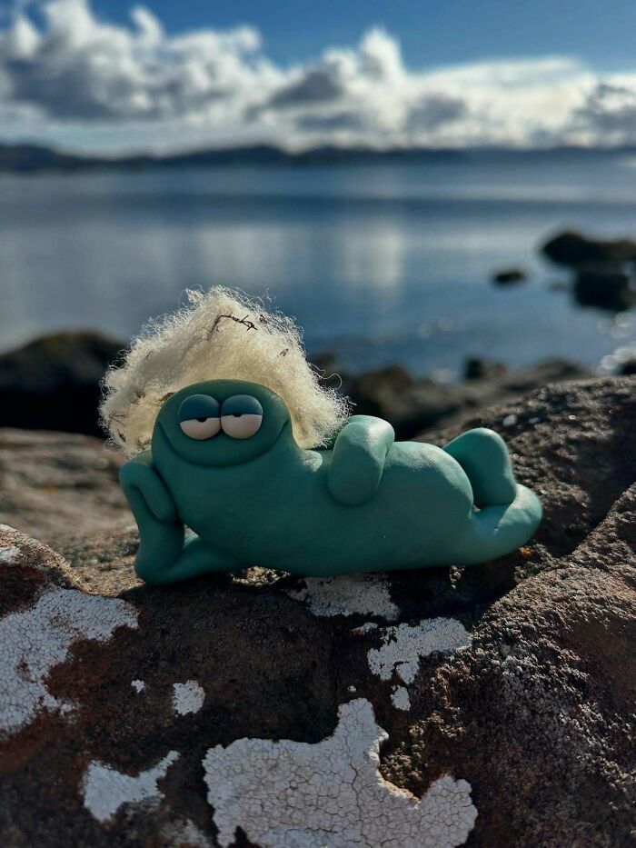 This Artist Hand-Sculpts Adorably Wonky Creatures With Their Own Personalities (50 Pics)