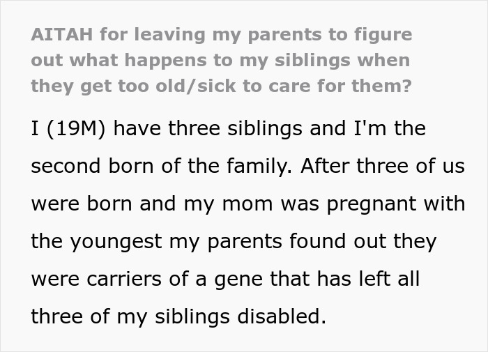 “They Never Thought I’d Move Out”: Parents Expect Teen To Sacrifice Life For Disabled Siblings