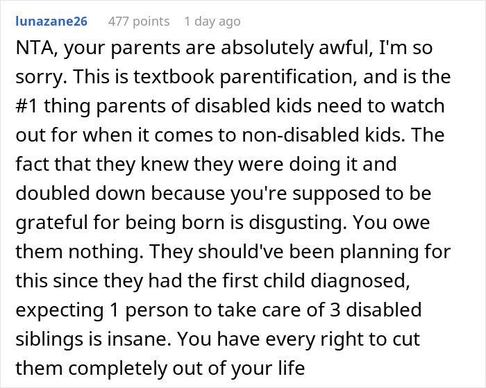 “They Never Thought I’d Move Out”: Parents Expect Teen To Sacrifice Life For Disabled Siblings