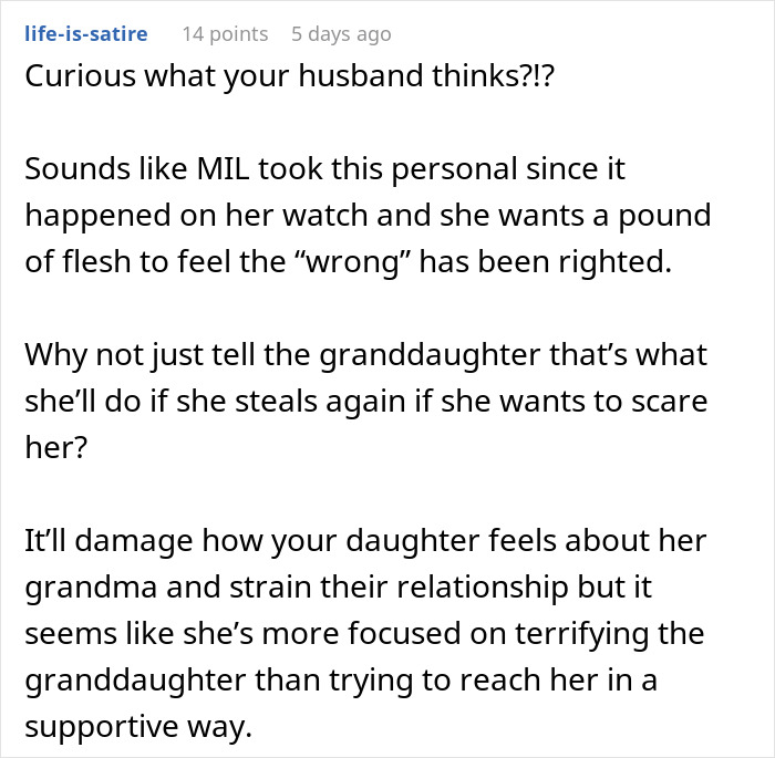 MIL’s Idea Of Punishment For 10-Year-Old Girl Leaves Mom Baffled And Stunned: “She Loses All Visitation”