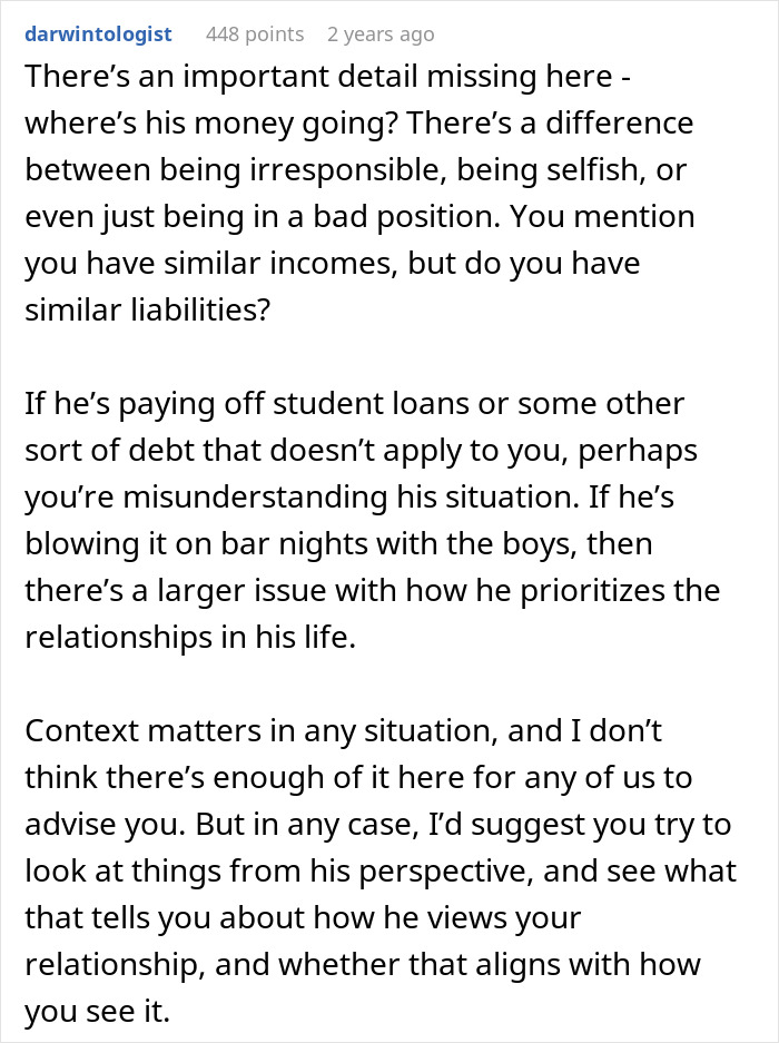 Woman Wonders If Boyfriend’s Financial Situation Is Enough Reason To Dump Him