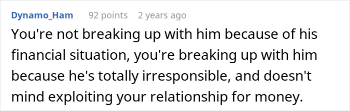 Woman Wonders If Boyfriend’s Financial Situation Is Enough Reason To Dump Him