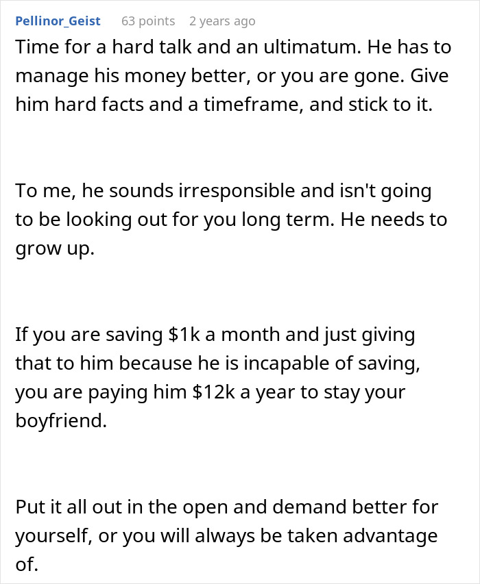 Woman Wonders If Boyfriend’s Financial Situation Is Enough Reason To Dump Him