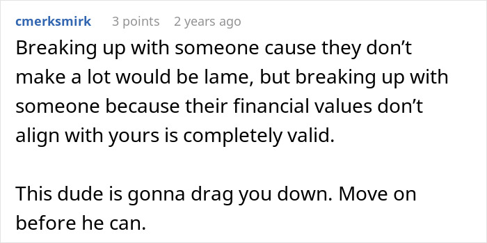 Woman Wonders If Boyfriend’s Financial Situation Is Enough Reason To Dump Him