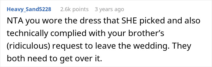 Groom Throws Out His Own Sis From The Wedding, Mad She Won&rsquo;t Change The Dress His Own Bride Picked