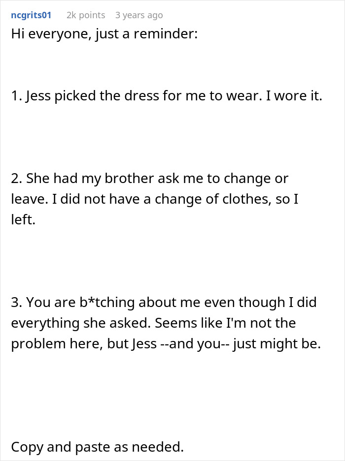 Groom Throws Out His Own Sis From The Wedding, Mad She Won&rsquo;t Change The Dress His Own Bride Picked