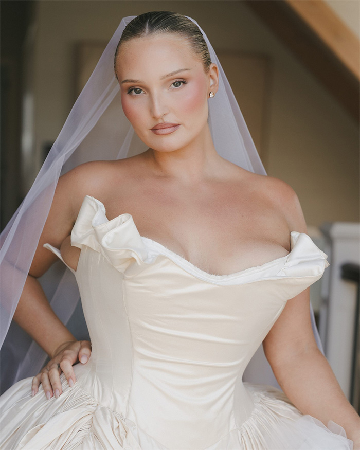 Plus-Size Model Sparks Renewed Backlash Over Her Wedding Dress After She Lands Vogue Magazine