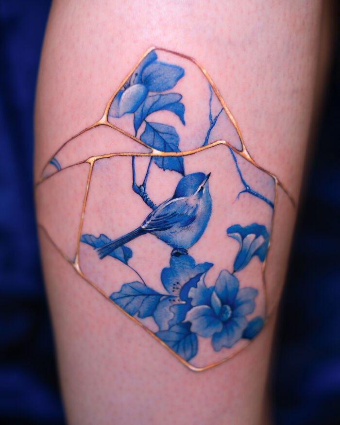 This Artist Creates Porcelain-Inspired Tattoos That Turn Skin Into Living Ceramics (30 Pics)