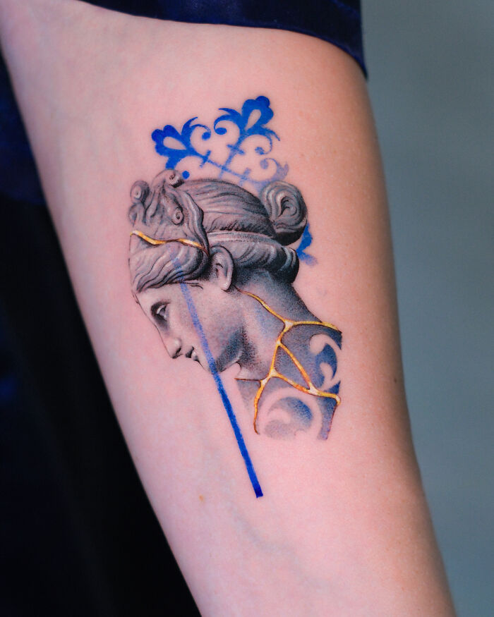 This Artist Creates Porcelain-Inspired Tattoos That Turn Skin Into Living Ceramics (30 Pics)