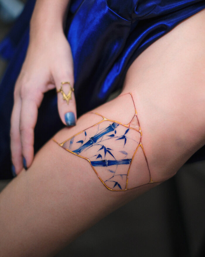 This Artist Creates Porcelain-Inspired Tattoos That Turn Skin Into Living Ceramics (30 Pics)