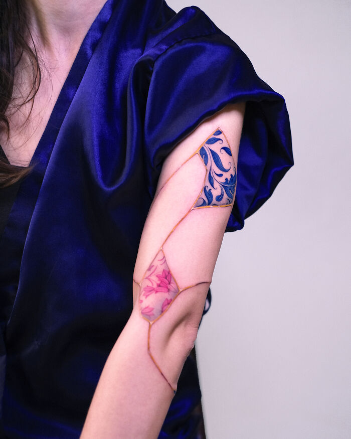 This Artist Creates Porcelain-Inspired Tattoos That Turn Skin Into Living Ceramics (30 Pics)