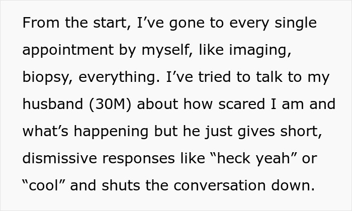 Wife Heartbroken After Cervical Cancer Diagnosis, Hubby Refuses To Help Because Of A Toothache