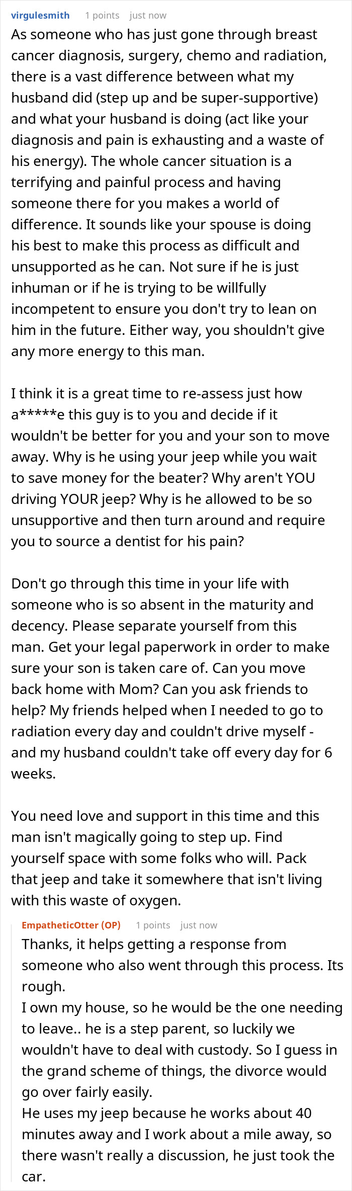 Wife Heartbroken After Cervical Cancer Diagnosis, Hubby Refuses To Help Because Of A Toothache