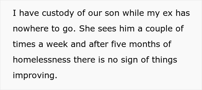 Dad Refuses To Play Savior For Homeless Ex And Her Child, Says Her Past Choices Aren&rsquo;t His Burden