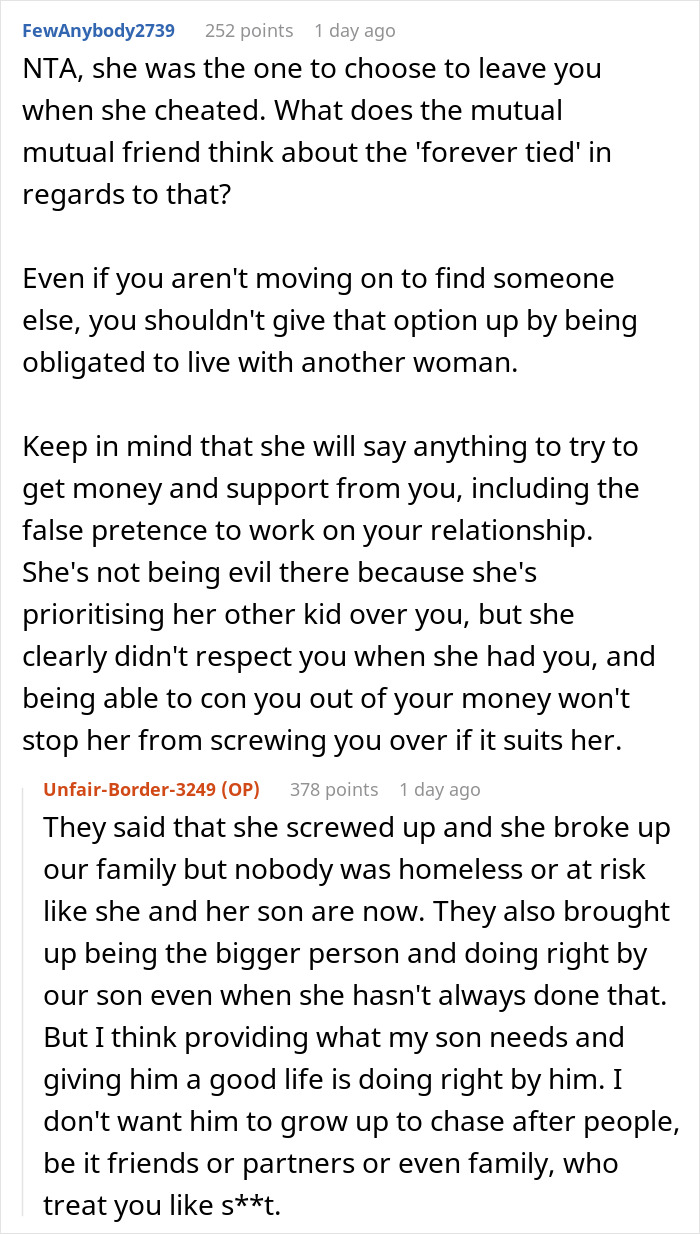 Dad Refuses To Play Savior For Homeless Ex And Her Child, Says Her Past Choices Aren&rsquo;t His Burden