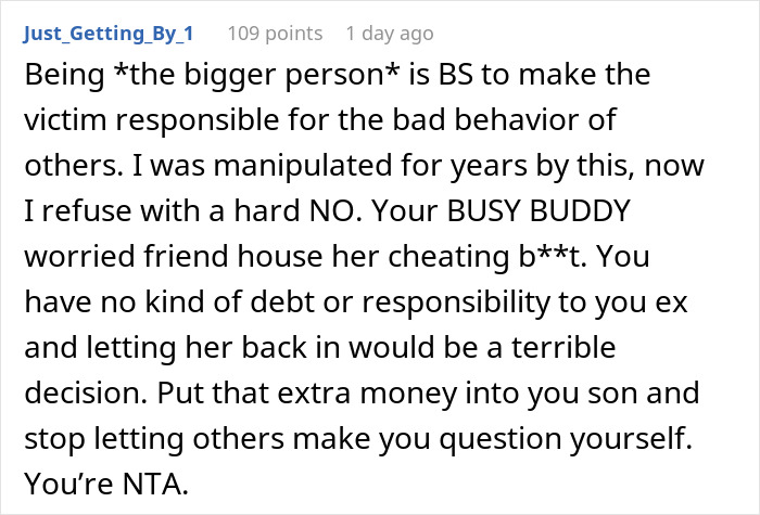 Dad Refuses To Play Savior For Homeless Ex And Her Child, Says Her Past Choices Aren&rsquo;t His Burden