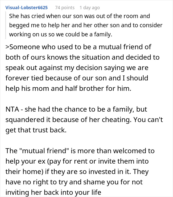 Dad Refuses To Play Savior For Homeless Ex And Her Child, Says Her Past Choices Aren&rsquo;t His Burden