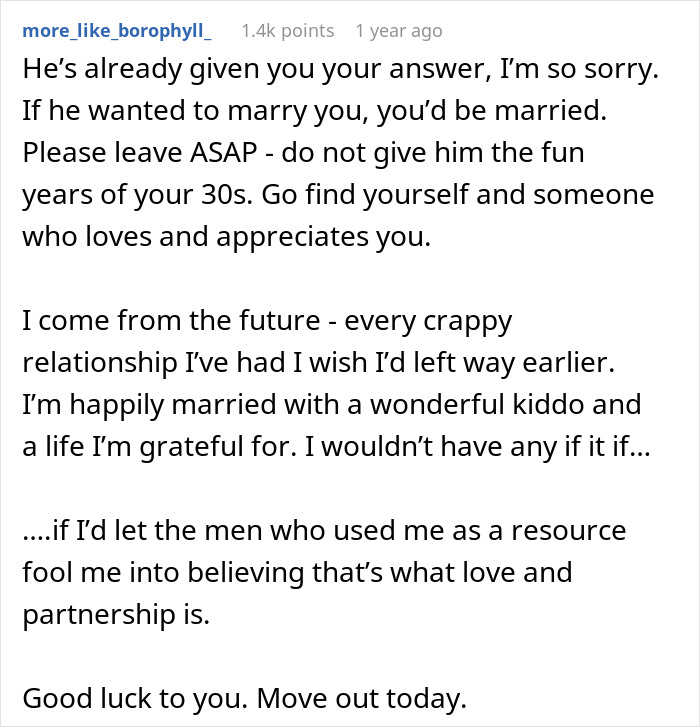 Guy Promises Engagement To Get GF To Move In, Spends Two Years Dodging The Topic Until She’s Done