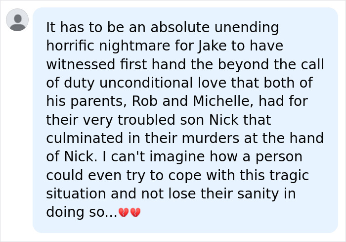 Rob Reiner&rsquo;s Son Jake Shares Disturbing New Details From Night Of His Parents&rsquo; Tragedy