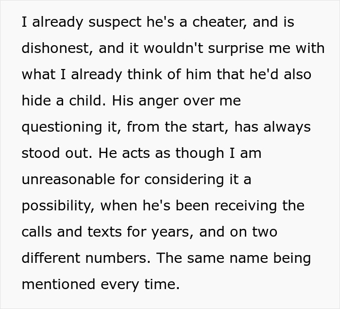 Woman Wonders If Her Husband’s Behavior Is Weird, Suspects He Has A Secret Child