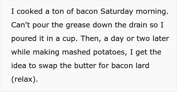 Person Makes Food With Bacon Fat, Muslim Roommate Eats It Without Knowing