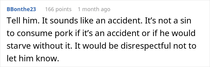 Person Makes Food With Bacon Fat, Muslim Roommate Eats It Without Knowing