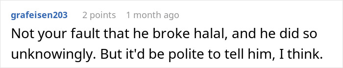 Person Makes Food With Bacon Fat, Muslim Roommate Eats It Without Knowing