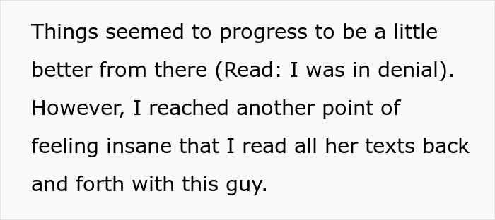 Man Tries To Ignore Gut Feeling About Wife And Her Male Coworker, Finally Snoops On Her Phone