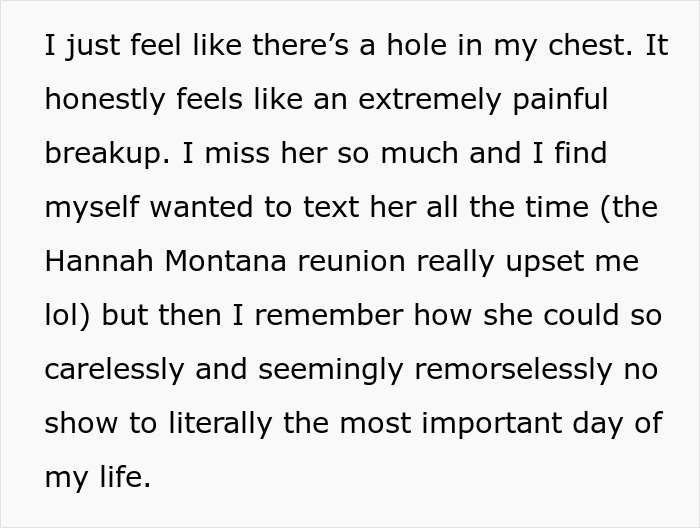 Best Friend Skips Wedding Because She’s “Not Feeling Well,” Breaks Bride’s Heart