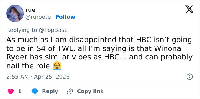 Helena Bonham Carter Leaves White Lotus Days Into Filming And Fans Are Already Panicking