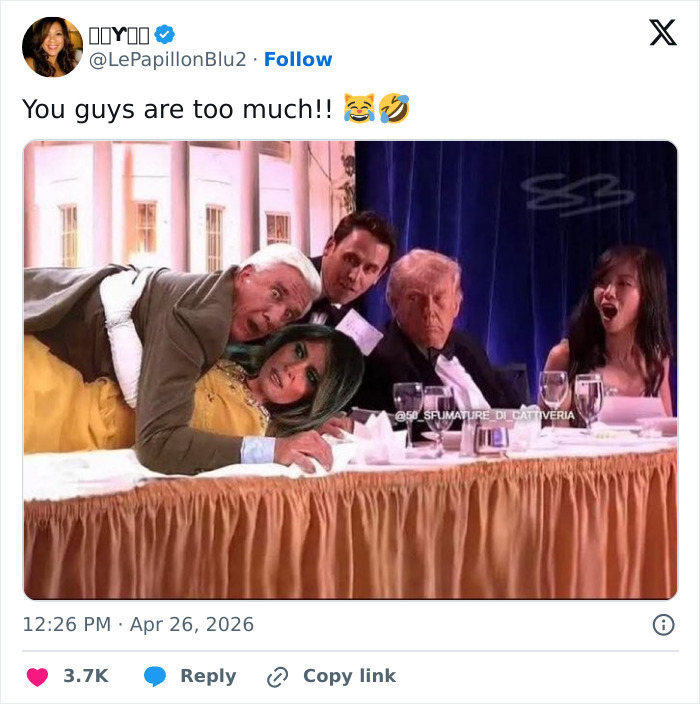 Netizens React To Major Security Incident At White House Dinner With Spicy Posts