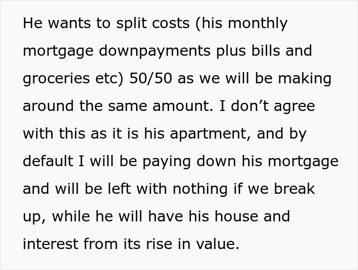 Woman Called A Leech When She Refused To Split BF&rsquo;s Mortgage 50/50 If She&rsquo;s Not On The Deed