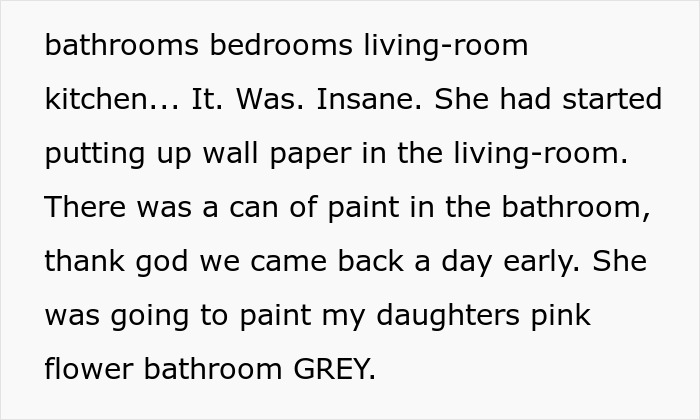 &ldquo;It Broke Something Inside Me&rdquo;: Woman Leaves For 2 Days, Comes Back To A Different House Thanks To MIL