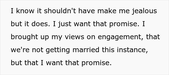 Guy Says “No Degree, No Ring,” Annoyed GF Just Wants The Promise That Their Relationship Is Solid