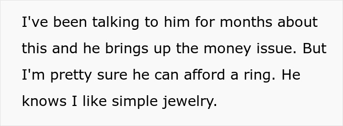 Guy Says “No Degree, No Ring,” Annoyed GF Just Wants The Promise That Their Relationship Is Solid