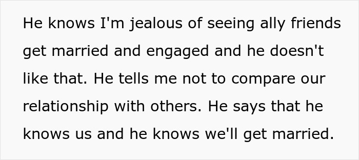 Guy Says “No Degree, No Ring,” Annoyed GF Just Wants The Promise That Their Relationship Is Solid