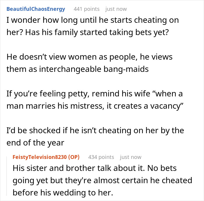 Man Cheats On Wife And Marries Affair Partner, Is Upset Family Loves His Ex More