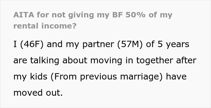 &ldquo;I Don’t Feel This Is A 50/50 Deal&rdquo;: Woman Pushes Back Against BF&rsquo;s Unusual Move-In Condition