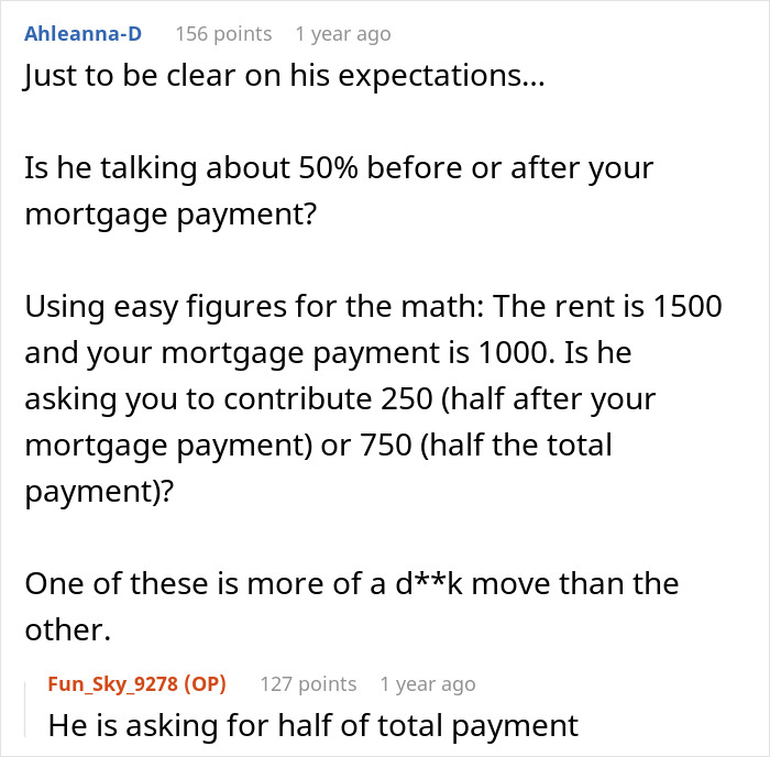 &ldquo;I Don’t Feel This Is A 50/50 Deal&rdquo;: Woman Pushes Back Against BF&rsquo;s Unusual Move-In Condition