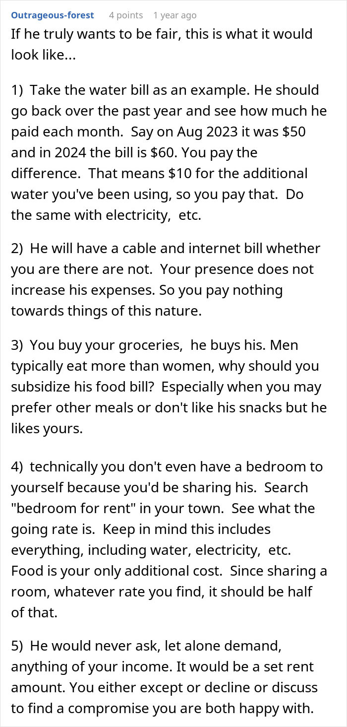 &ldquo;I Don’t Feel This Is A 50/50 Deal&rdquo;: Woman Pushes Back Against BF&rsquo;s Unusual Move-In Condition