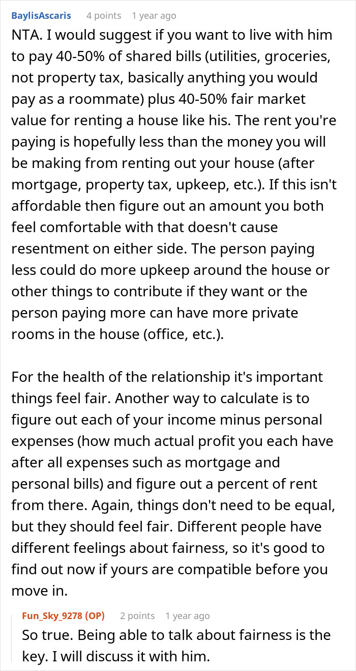 &ldquo;I Don’t Feel This Is A 50/50 Deal&rdquo;: Woman Pushes Back Against BF&rsquo;s Unusual Move-In Condition