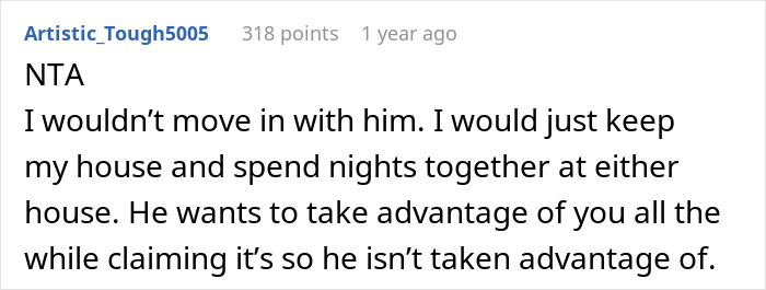&ldquo;I Don’t Feel This Is A 50/50 Deal&rdquo;: Woman Pushes Back Against BF&rsquo;s Unusual Move-In Condition