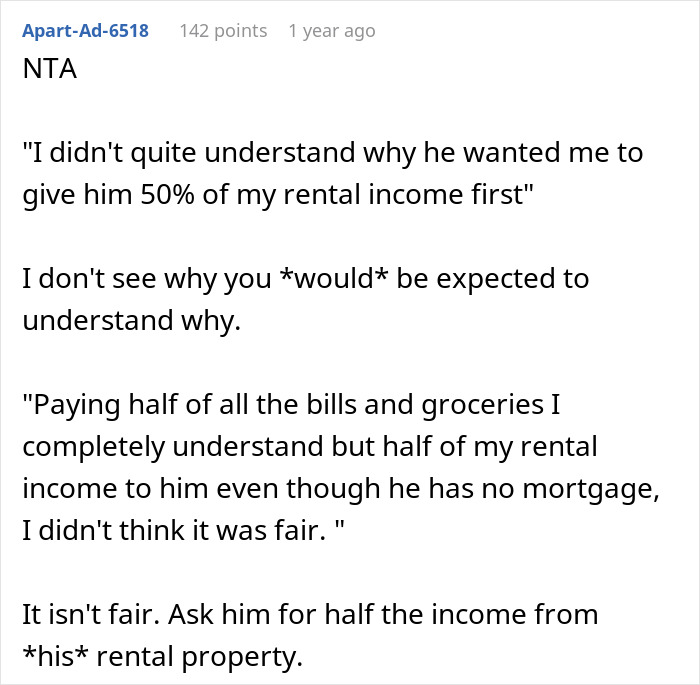 &ldquo;I Don’t Feel This Is A 50/50 Deal&rdquo;: Woman Pushes Back Against BF&rsquo;s Unusual Move-In Condition