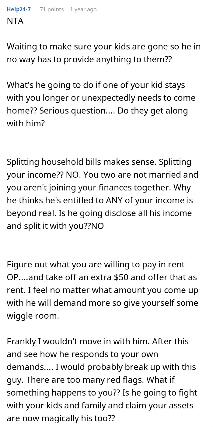 &ldquo;I Don’t Feel This Is A 50/50 Deal&rdquo;: Woman Pushes Back Against BF&rsquo;s Unusual Move-In Condition