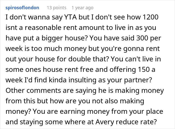 &ldquo;I Don’t Feel This Is A 50/50 Deal&rdquo;: Woman Pushes Back Against BF&rsquo;s Unusual Move-In Condition