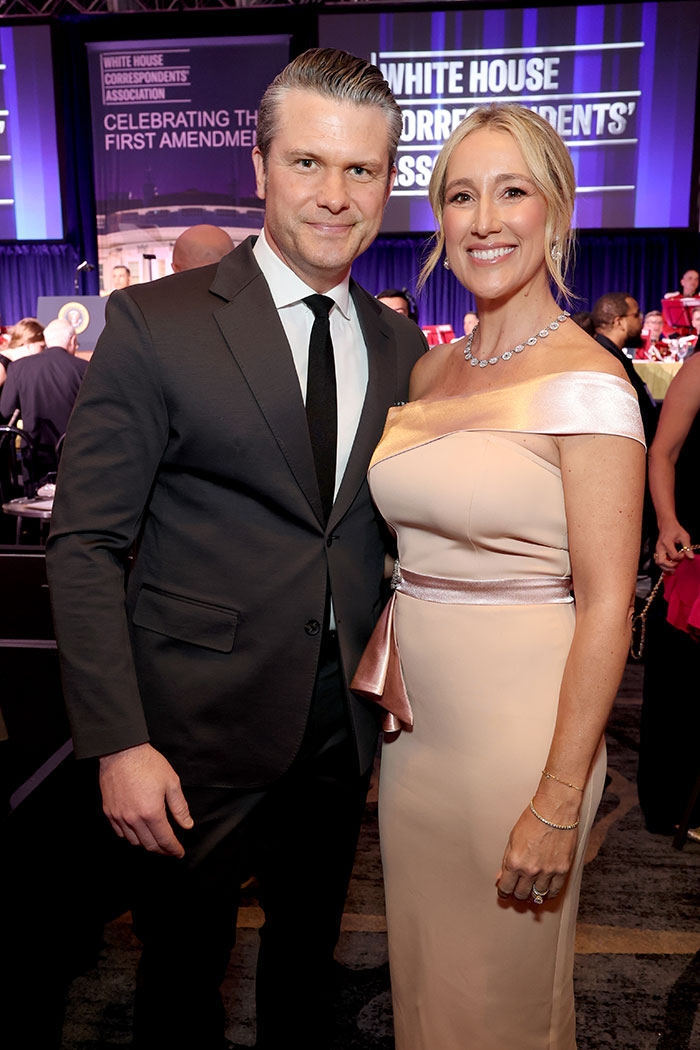 Pete Hegseth’s Wife Faces Backlash Over “Temu” Dress For White House Correspondents’ Dinner