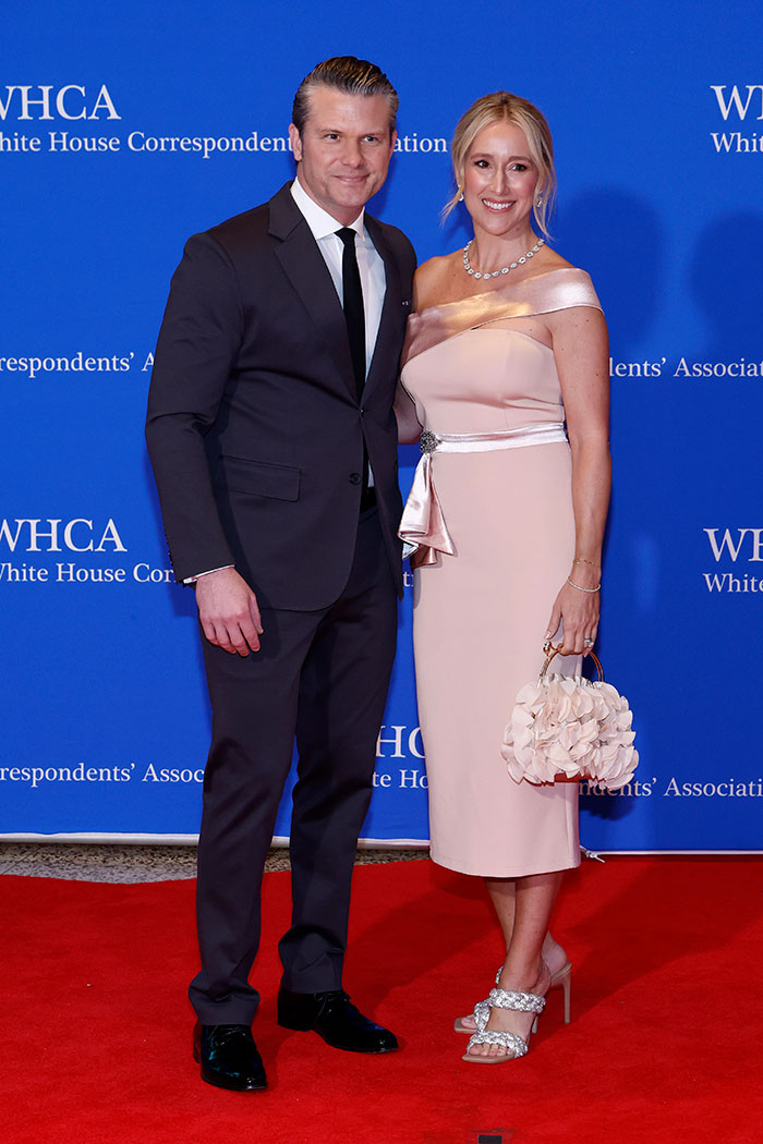 Pete Hegseth’s Wife Faces Backlash Over “Temu” Dress For White House Correspondents’ Dinner
