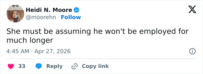 Pete Hegseth’s Wife Faces Backlash Over “Temu” Dress For White House Correspondents’ Dinner