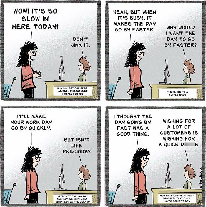 From Entitled Customers To Impossible Managers: 50 New Comics Retail Workers Might Relate To