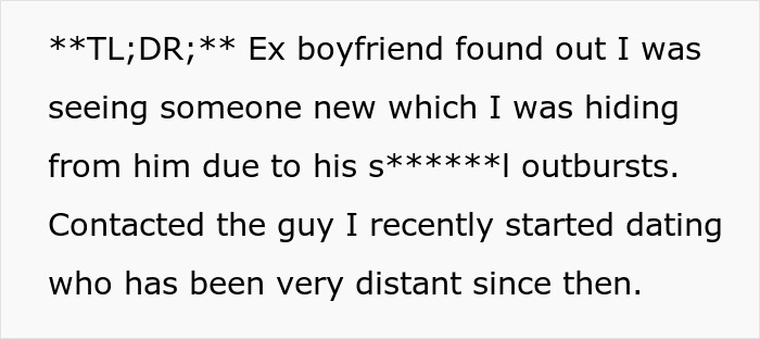 Controlling Man Harasses And Threatens Ex, She’s Terrified As He Tries To Ruin Her New Relationship